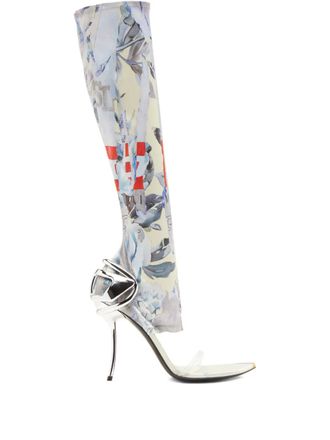 Diesel 105mm Remaster Capsule D-Ten&Half boots - women - Thermoplastic Polyurethane (TPU)/Elastane/Polyester/Calf Leather/Fabric/Leather - 37