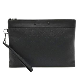 Louis Vuitton Pre-owned Canvas Clutch - Heren - Pre-owned - Zwart - Maat: ONE Size