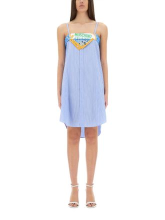 Moschino Patchwork Cotton Dress