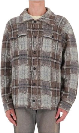 Roberto Collina B13005 Overshirt - - Jackets - Uomo - Marrone - XL