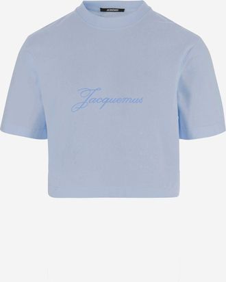 Jacquemus Baumwoll-T-Shirt mit Logo