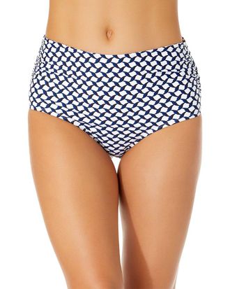 Anne Cole Hi Waist Shirred Bottom