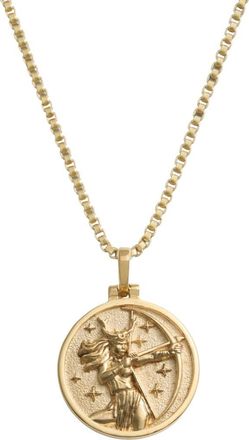 Awe Inspired Goddess Pendant Necklace in Artemis/Gold at Nordstrom