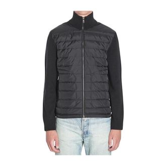 Moncler Gewatteerd vest met ritssluiting - Heren - Jassen - Zwart - Maat: M Zijde