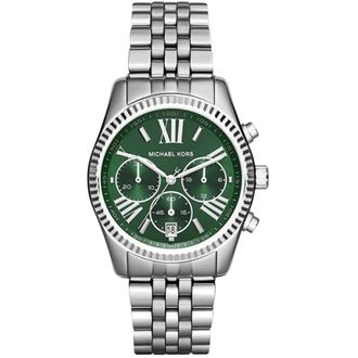 Michael Kors Accessoires, unisex, Grijs, ONE Size, Roestvrijstalen Unisex Quartz Horloge
