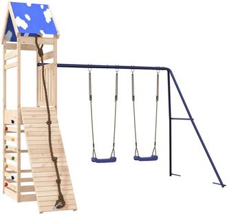 vidaXL Parque Infantil De Exterior De Madera Maciza De Pino Vidaxl