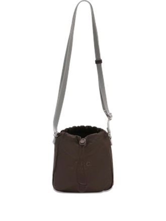 A.P.C. adjustable strap backstage crossbody - Bruin
