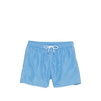 Fedeli Beachwear, male, Blue, Size: 2XL Madeira Swim Shorts