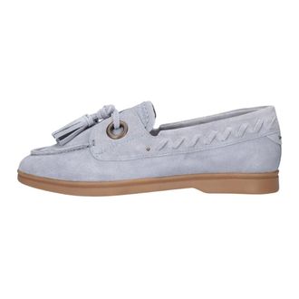 Stefano Lauran Schoenen, Dames, Blauw, 39 EU, Leer, Zalama-30 Loafers