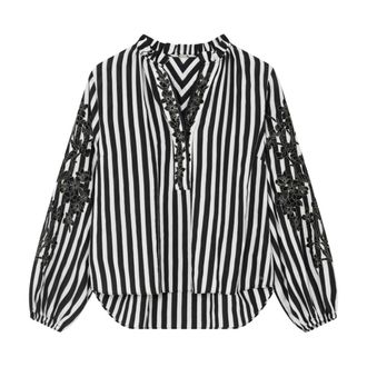Gustav Overhemden, Dames, Zwart, 2Xl, Blouse
