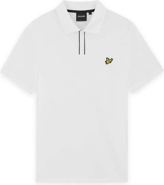Lyle & Scott Placket Tipped Polo Shirt - Heren - Polos - Wit - XL - Tops
