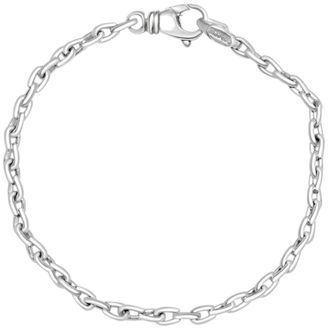 Pompeii3 Mens Link 14k Gold (16gram) or Platinum (25gram) 4mm Bracelet 8.5