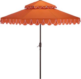 Safavieh Valance 9Ft Doubletop Umbrella