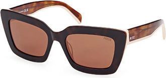 Pucci 1Qo 55Ie 0A - unisex - Zonnebrillen - Bruin - 54 MM - Accessoires