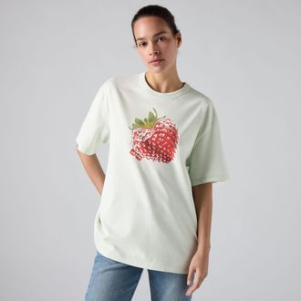 Levi's Graphic Tabor Tee - Womens - XL - Blue
