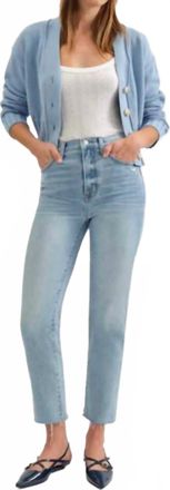 Daze High Rise Cigarette Denim In Blooming