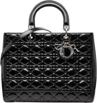 Dior Pre-owned Lady Dior - Dames - Vintage Handtas - Zwart - ONE Size - Vintage