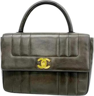 Chanel Pre-owned Handbags, female, Black, Size: ONE SIZE Pre-owned Vintage Handbag
