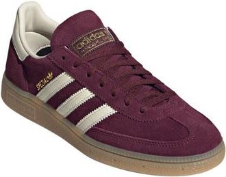 adidas Handball Spezial Sneaker in Maroon/cream White/gold at Nordstrom, Size 10.5