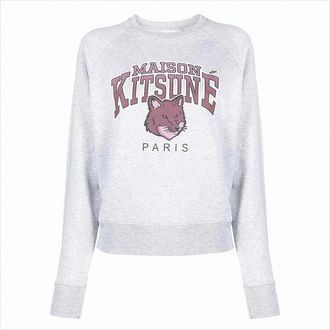 Maison Kitsuné Casual Graphic Print Sweatshirt With Fox Head Design