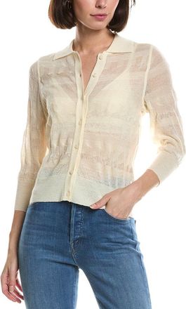Mother Mother The Crop Raquette Wool Top