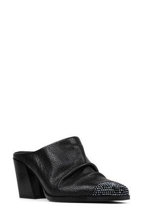Donald J Pliner Western Mule in Black at Nordstrom Rack, Size 9.5