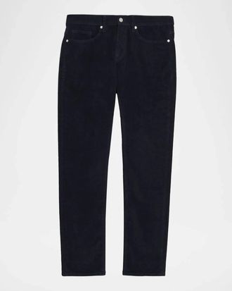 Frame Denim Mens Lhomme Slim Corduroy In Dark Navy