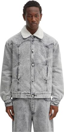Aries Denim Jassen - Heren - Spijkerjassen - Grijs - M - Denim - Jassen