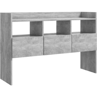 vidaXL Sideboard Concrete Grey 105x30x70 cm Engineered Wood Vidaxl