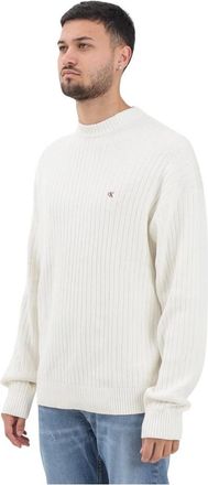 Calvin Klein Jeans Uomo, Maglie, Beige, M, new