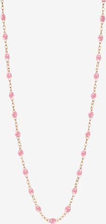Gigi Clozeau Halskette aus Roségold und Harz Classique Gigi Fuchsia