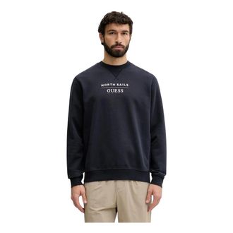 Guess Hombre, Sudaderas, Azul, Talla: 2XL