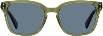Ferragamo SF1040SCP Square Keyhole Sunglasses - Khaki