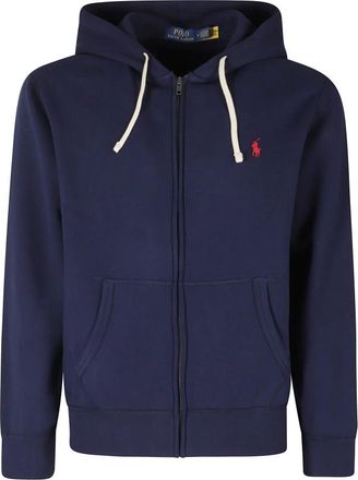 Polo Ralph Lauren Felpa con zip integrale RL Fleece - - Sweatshirts & Hoodies - Uomo - Blu - S