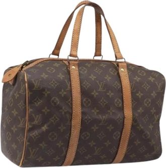 Louis Vuitton Pre-owned Boston Bag - Dames - Vintage Handtas - Bruin - ONE Size - Leer - Vintage