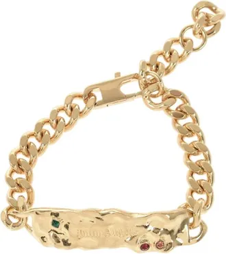 Palm Angels Golden Logo Chain Bracelet