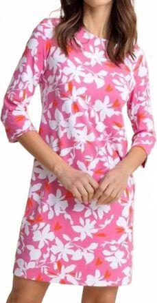 Southern Tide Leira Blossom Bay Performance Dress In Very Berry