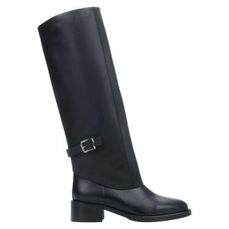Estro & Luminara High Boots, female, Black, Size: 10 US 2-in-1 Ankle and Knee-High Boots