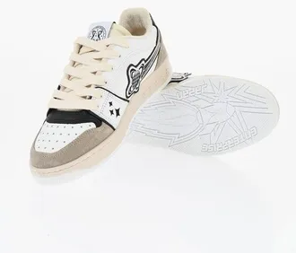 Enterprise Japan Two-Tone Leather ENTERPRISE JAPAN Low-Top Sneakers size 40