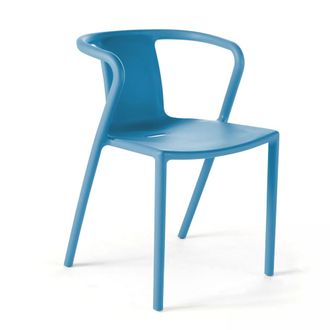 Oviala Silla de pl&aacute;stico azul