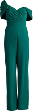 Tadashi Shoji Tuta intera con spalle scoperte - EMERALD