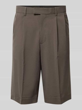 Lindbergh Lindbergh Straight Fit Shorts mit Viskose-Anteil in Khaki, Gr&ouml;&szlig;e XXXL