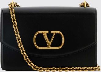Valentino Garavani Mini borsa a spalla Vain in pelle con VLogo