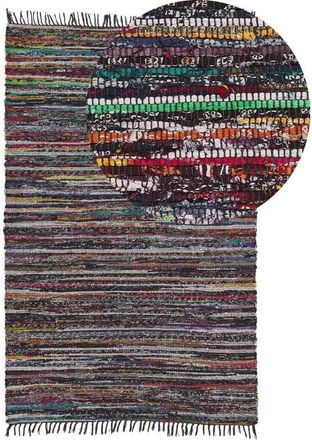 Beliani Rug DANCA Black 140 x 200 cm