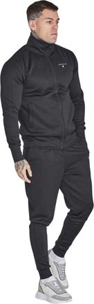 Siksilk Heren Essential Athletic Jacket (Zwart)