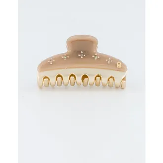 Alexandre de Paris Vendome Etoile Medium Swarovski Crystal Embellished Hair Clip in Brown at Nordstrom