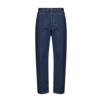 Valentino Straight Jeans - male - Valentino - Straight Fit Jeans - Blue - W36 - Jeans