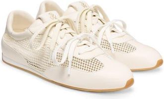 Stuart Weitzman Bond Sneaker in Cream. at Nordstrom, Size 10.5