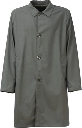 Cruna Glencoe Reversible Caban - Heren - Parka Jassen - Grijs - 2XL - Wol - Jassen