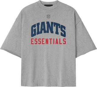 Fear of God x NFL FW25 Giants 90s 3/4 Sleeve Football T-Shirt Concrete Heather 125NF252119F